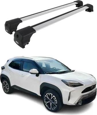 Image de Barres de toit transversales pour Toyota Yaris Cross 2020-2025 Gris Alu