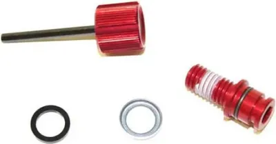 Produktbild von Rockshox Domain/lyrik/totem/10-11 Boxxer Race/rc Knauf-set Rot,Golden Rot,Golden One Size