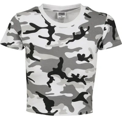 Produktbild von Urban Classics Damen Ladies Stretch Jersey Cropped Tee T-Shirt, per Pack Mehrfar