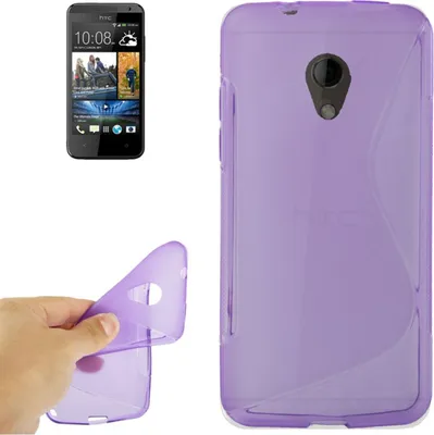 Produktbild von Handyhülle TPU-Schutzhülle für HTC Desire 700 lila