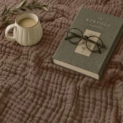 Immagine prodotto di Coperta in mussola di cotone Ademend