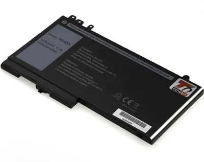 Produktbild von T6 Power Akku für Dell Laptop, Teilenummer NGGX5, Li-Poly, 11,4 V, 4120 mAh (47 Wh), schwarz