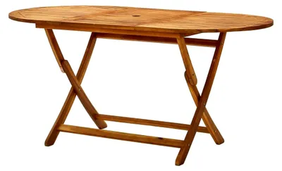 Produktbild von Klappbarer Gartentisch 160x85x75 cm aus Akazienholz