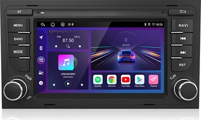 Produktbild von 7''Carplay 1+32G android13 wbudowane urządzenia nawigacyjne Do Audi A4 8E 8H B6 B7 2000-2009 radio samochodowe Navi GPS BT WIFI SWC 2din