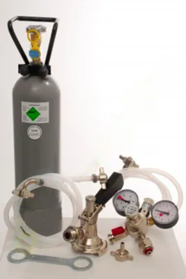 Produktbild von Zubehörpaket 2 mit 5L Flexi Tap Adapter, 10mm! Bierschlauch, 2,0 kg CO2 für 1-leitige Zapfanlagen