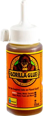 Produktbild von Gorilla Glue, Alleskleber für Holz | Metall | Glas | Stein | Putz uvm., Wasserfest, Größe:115 ml