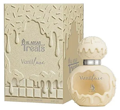 Produktbild von Al Absar Treats VanilLuxe Eau de Parfum Unisex 100 ml Vanille Milch Amber Moschus Gourmand