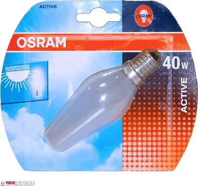 Produktbild von OSRAM Glühbirne Kerze ACTIVE 40W & 60W E14 Tageslicht Glühlampe 60 Watt