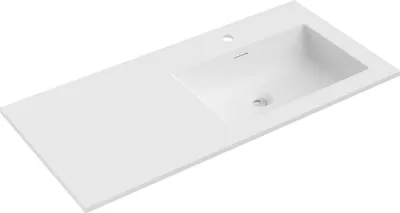 Produktbild von Mexen Otis Einbauwaschbecken rechts 101 x 46,5 cm, weiß matt - 25181001P