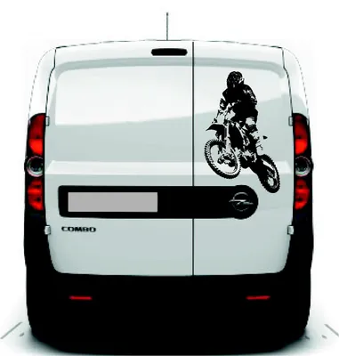Produktbild von Motocross - Cross - Motorrad- Autoaufkleber