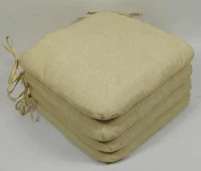 Obrázek produktu pro Sedák 40x40 cm látka béžový melír - set 4 kusy