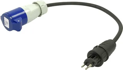 Obrázok produktu pre Kábel adaptéra 40 cm 3x1,5 mm² zo švajčiarskej zástrčky do CEE