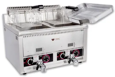 Produktbild von Beeketal Gastronomie Gas Friteuse Fritteuse , Variante:BGF-13P