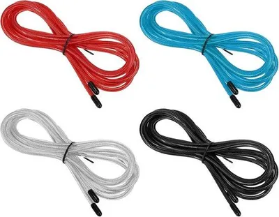 Produktbild von Ersatzseile Für 3 Meter lange Hochgeschwindigkeits-Springseile, 4 Stück, 4,5 mm, Für Hochgeschwindigkeits-Springseile geeignet, in verschiedenen Farben erhältlich.