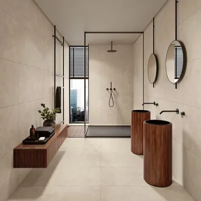 Obrázok produktu pre CASA39 Dlaždice v betónovom vzhľade, béžové, 90 x 90 cm, Margres Metropolis