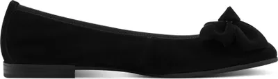 Produktbild von Tamaris Damen Ballerina klassisch Leder mit großer Schleife 1-22141-44, Größe:40 EU, Farbe:Schwarz