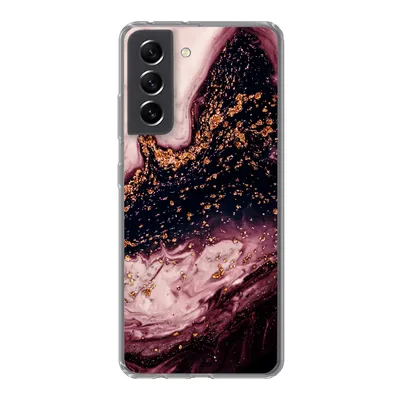 Produktbild von MuchoWow® Handyhülle Schutzhülle Hülle für Samsung Galaxy S21 FE Marmor - Natursteine - Mineralien Silikon Softcase Handy Hülle - Mobiltelefonhülle