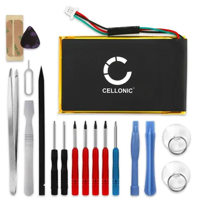 Image de CELLONIC 1x Batterie pour GPS / Navigation Compatible avec Garmin Nüvi 245W, nüvi 1390T, Nüvi 1490, 361-00019-12 - (1250mAh, 3.7V) + kit d'outils