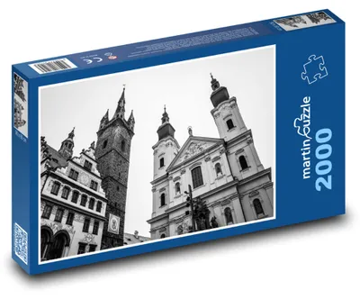 Zdjęcie produktu dla Puzzle 2000 Historyczne centrum Klatovów - martinpuzzle