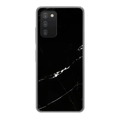 Produktbild von MuchoWow® Handyhülle Schutzhülle Hülle für Samsung galaxy a73 Marmor - Schwarz - Natursteine Silikon Softcase Handy Hülle - Handyhülle