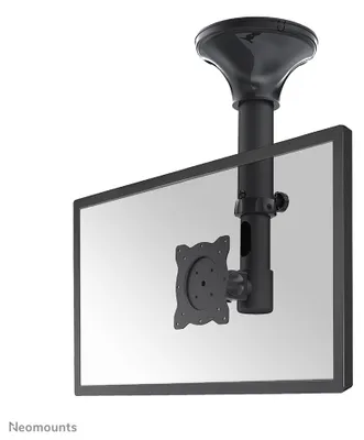 Produktbild von Neomounts FPMA-C025BLACK Monitor-/TV-Deckenhalterung 10-30" - H 37-47 cm - neigbar