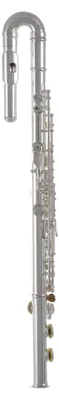 Querflöte FL-402E2, Doppelkopfstück, vernickelt, E-Mechanik, Offset-G