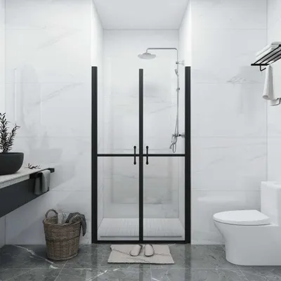 Zdjęcie produktu dla vidaXL Drzwi prysznicowe przezroczyste ESG (88-91)x190 cm