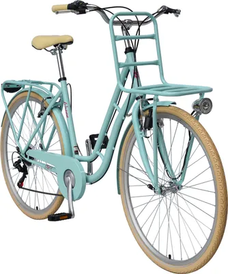 Produktbild von WYNN Cityrad 28 Zoll CTY1.0 türkis Rahmenhöhe 51 cm Damen 6 Gänge V-Brake