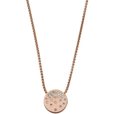 Produktbild von Skagen Damen Kette Kariana Anhänger Edelstahl roségoldfarben SKJ1483791