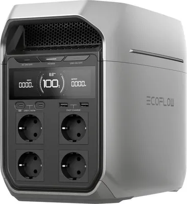 Obrázek produktu pro Přenosná powerbanka EcoFlow DELTA 3 Plus, kapacita 1024 kWh, spolehlivé napájení, přenosný design