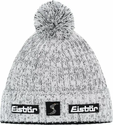 Produktbild von Eisbär Naja Pompon Crystal Damen Strickmütze mit Bommel, Größe:Einheitsgröße, Farbe:Schwarz