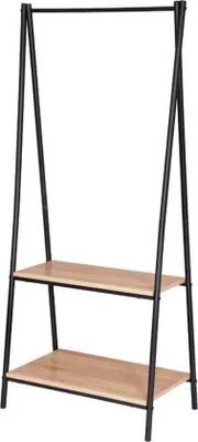 Image de Porte-manteaux en métal noir 60 x 40 x 151 cm