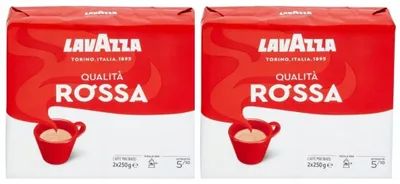 Produktbild von Qualita Rossa gemahlener Kaffee 4x250g - Lavazza