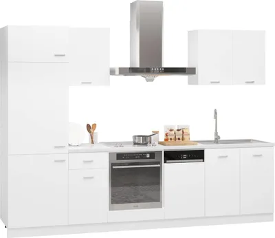 Produktbild von vidaXL 7-tlg. Küchenzeile Lyon Weiß Holzwerkstoff