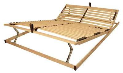Produktbild von Inter Handels 7 Zonen Lattenrost 140x200 cm Kopf- und Fußteil verstellbar