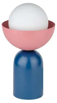 Produktbild von Tischleuchte Ø 20 cm rund 36.5 cm E14 Kugelschirm Modern Tischlampe