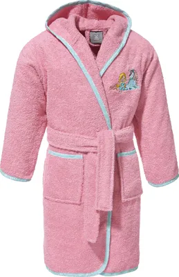 Produktbild von Erwin Müller Kinder-Bademantel mit Kapuze rosa 110 /  116