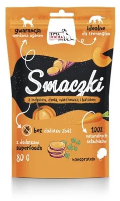 Obrázek produktu pro Pamlsky s krůtím masem, dýní, mrkví a batátami