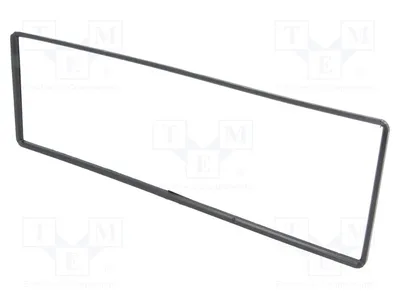 Image de 1 x Cadre d'installation pour autoradio, noir, 1702-00-0, cadre pour autoradios 1 DIN