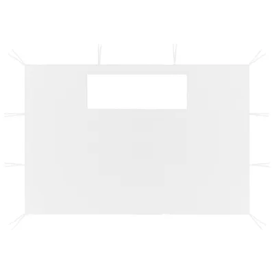 Immagine prodotto di Pareti con Finestre per Gazebo 2 pz Bianche