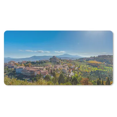 Produktbild von MuchoWow® Mauspad Mousepad Toskana - Italien - Sonne 60x30 cm - Mousepads - Maus Mat - Pad - Mausunterlage - Nachhaltig