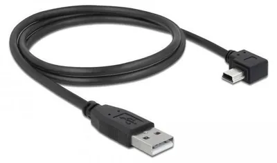 Produktbild von DeLOCK 82681, 1 m, USB A, Mini-USB B, Männlich/Männlich, 0,48 Gbit/s, Schwarz