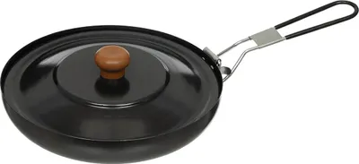 Produktbild von Bratpfanne mit Klappstiel und Deckel