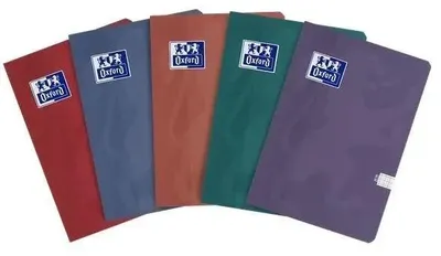 Produktbild von Notizblock A4/80 Blatt, kariert, Touch Trend (5 Stück) OXFORD