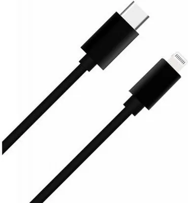 Immagine prodotto di WOW, cavo USB-C/Lightning 1 m - 3 A, nero