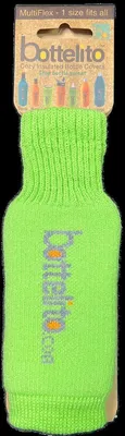 Image de bottelito Flaschenwärmer Flaschensocke Flaschenstrumpf hellgrün