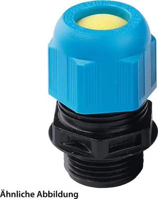 Productafbeelding van WISKA ATEX-aansluitstuk M16x1,5 KKA-M16, polyamide (PA), II2DExtbIIICDb / II2GExebIICGb / II 2G (1,2) II 2D (21,22) - 1