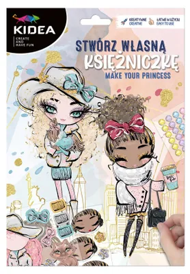 Produktbild von Kreativset „Erstelle deine eigene Prinzessin“ von Kidea