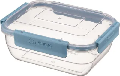 Immagine prodotto di Contenitore rettangolare per la conservazione degli alimenti, 750 ml, 0,75 l, VIVO, chiusura ermetica con guarnizione e 4 clip.