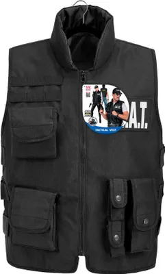 Immagine prodotto di Giubbotto antiproiettile per adulti - costume di polizia, SWAT, FBI e militare S/M